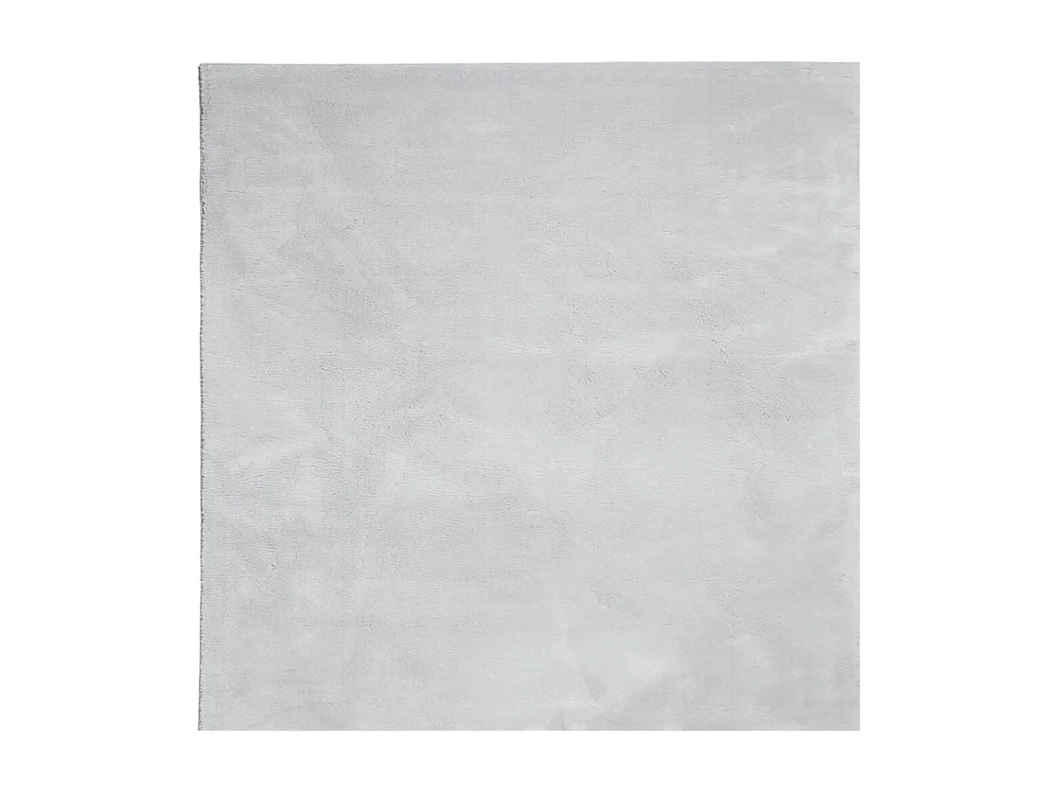 Tapis HUARTE à poils courts doux et lavable gris 240x240 cm