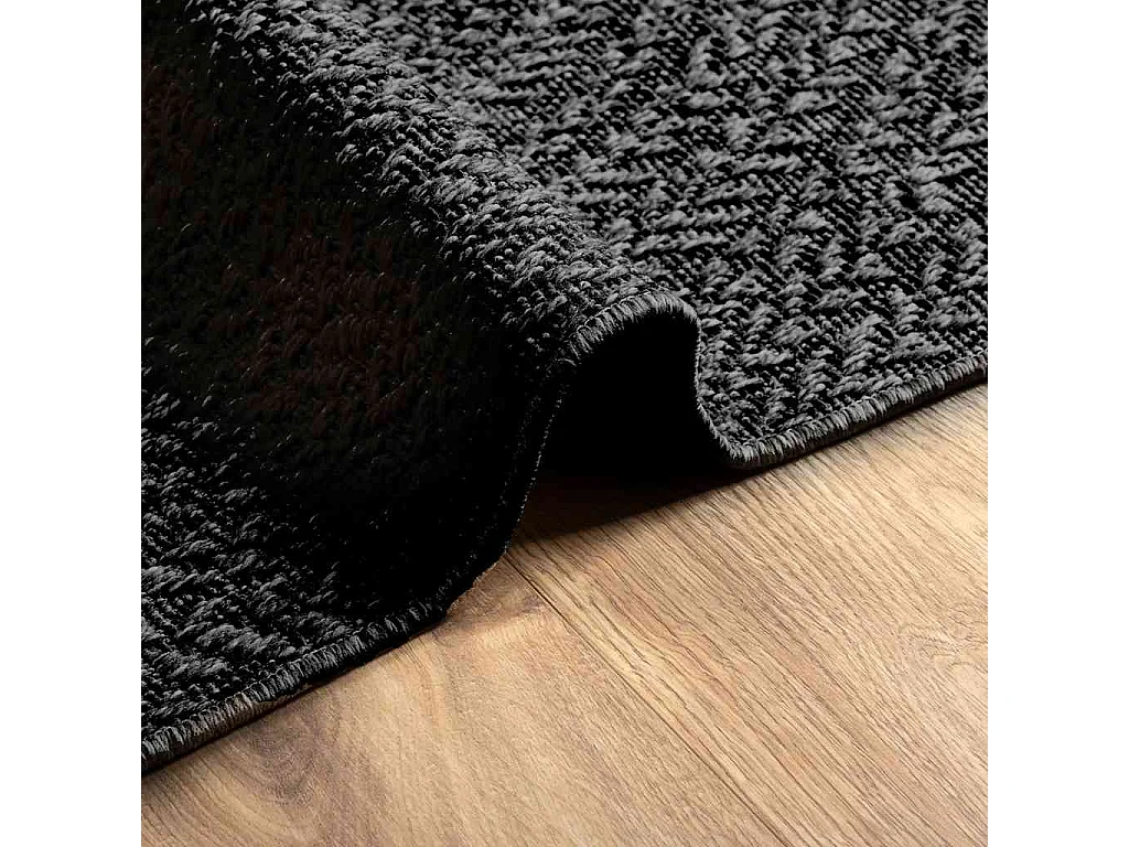 Tapis ZIZUR 80x250 cm aspect de jute intérieur extérieur