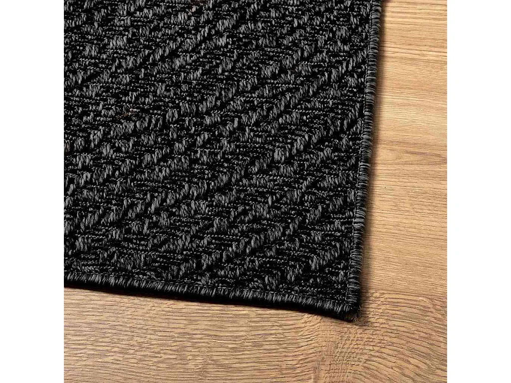 Tapis ZIZUR 80x250 cm aspect de jute intérieur extérieur