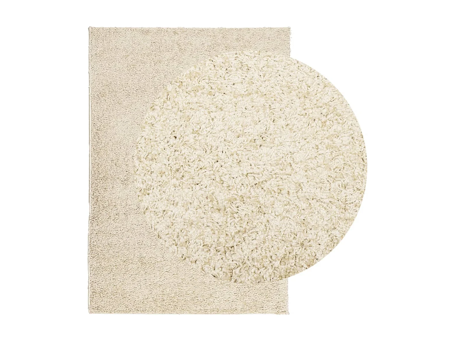 Tappeto shaggy PAMPLONA, pelo lungo, oro moderno, 120x170 cm