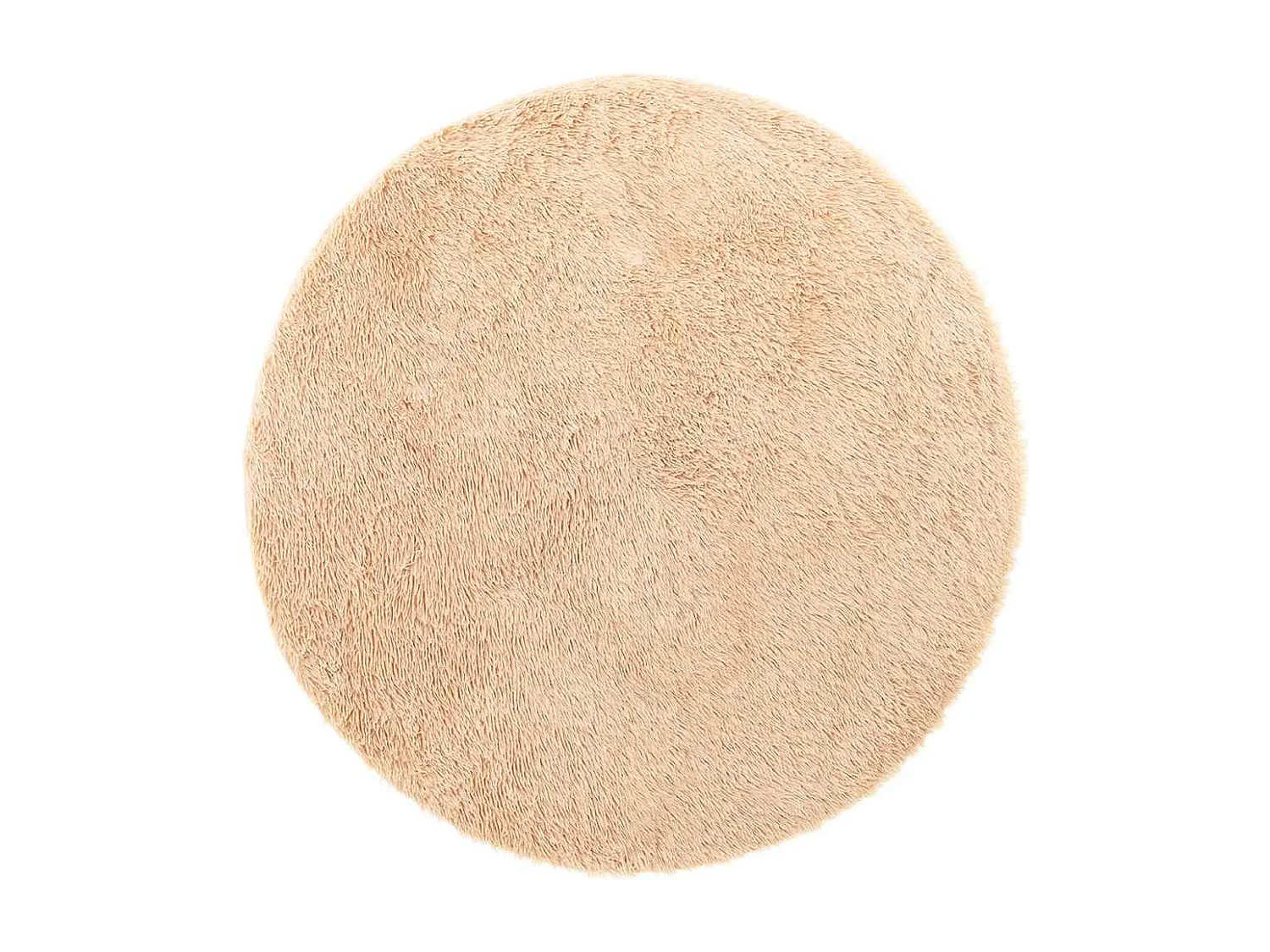 Tappeto NAVARRA beige shaggy 160x160 cm poliestere