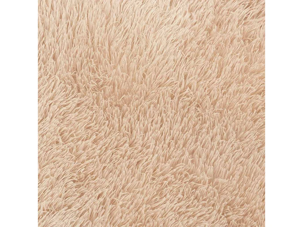 Tappeto NAVARRA beige shaggy 160x160 cm poliestere