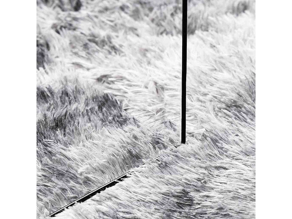 NAVARRA zilvergrijs shaggy tapijt 120x170 cm