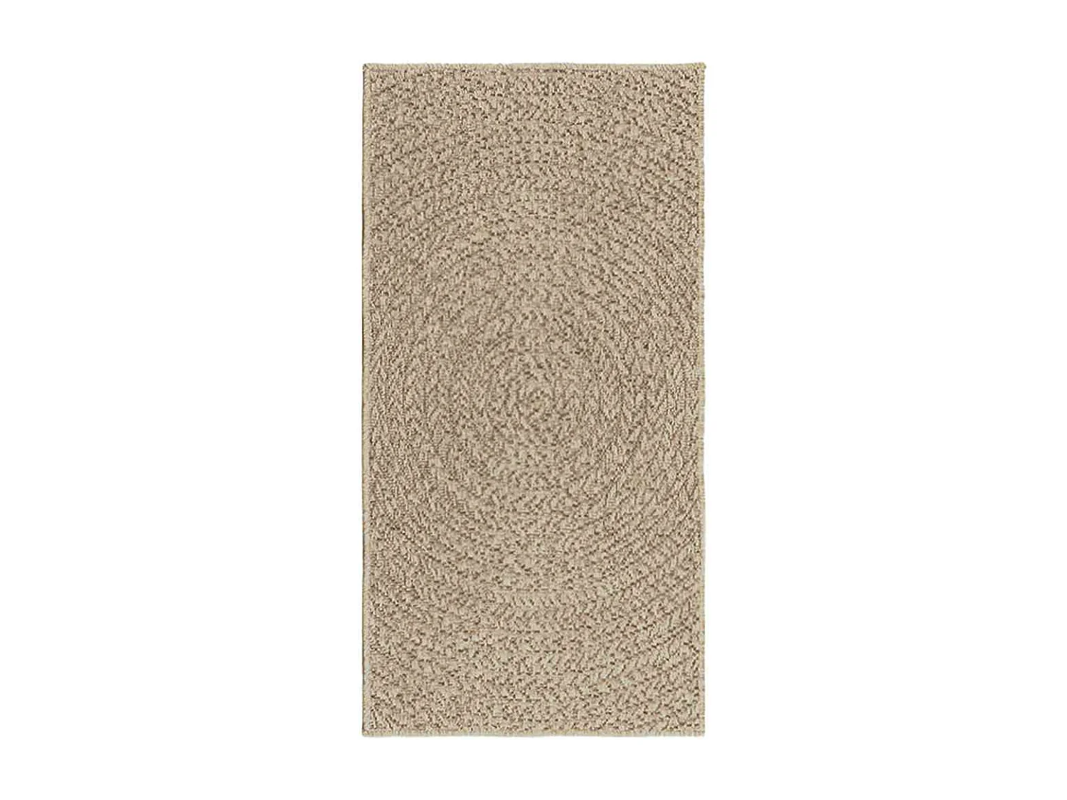 Tapis ZIZUR beige 60x110 cm aspect de jute intérieur extérieur