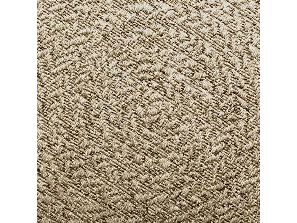 Tapis ZIZUR beige 60x110 cm aspect de jute intérieur extérieur