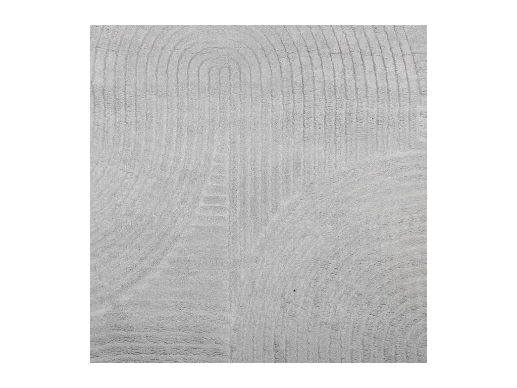 Alfombra de pelo corto IZA estilo escandinavo gris Ø 200 cm