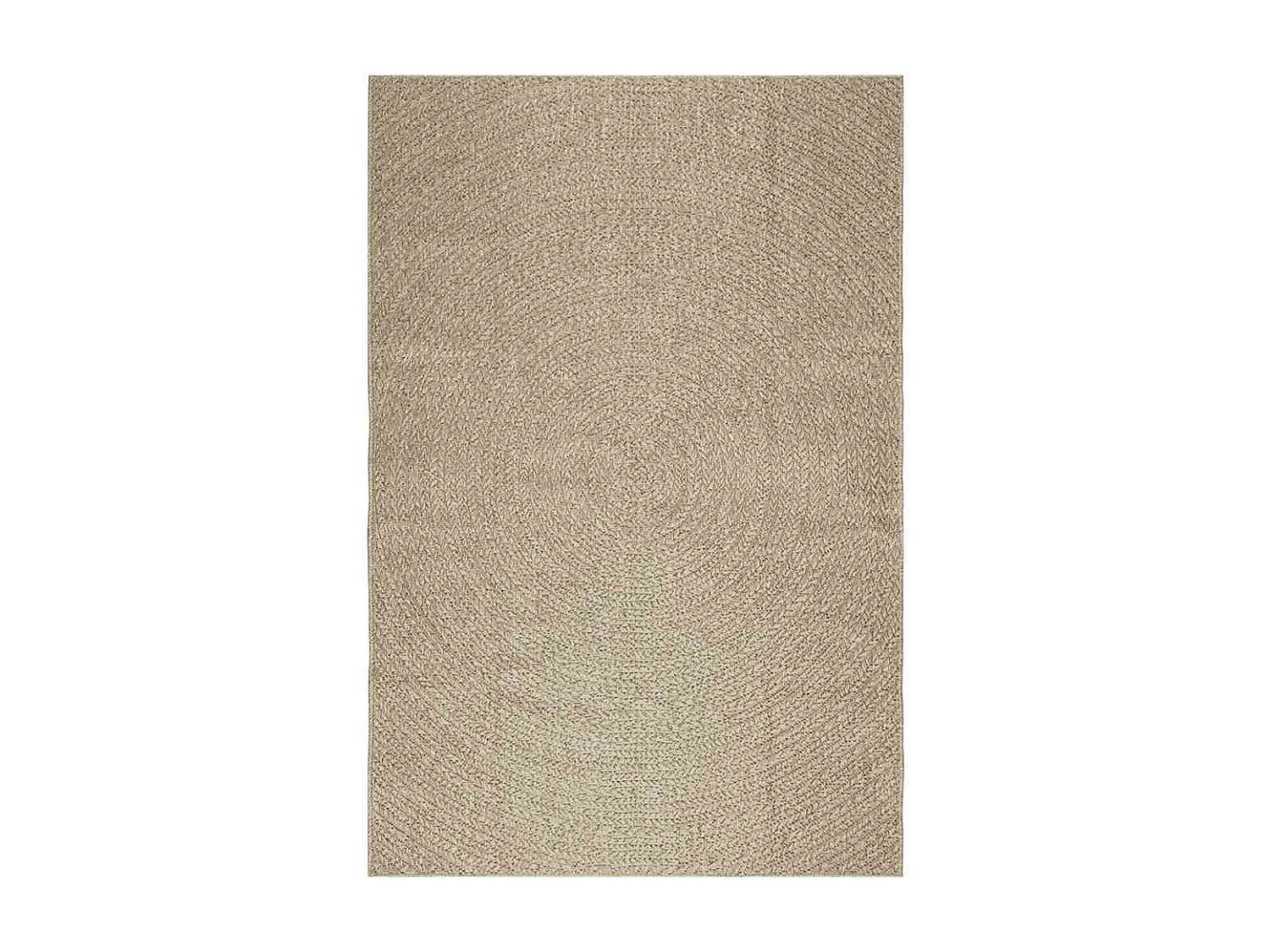 Tapis ZIZUR beige 160x230 cm aspect de jute intérieur extérieur