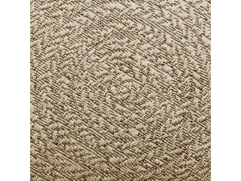 Tapis ZIZUR beige 160x230 cm aspect de jute intérieur extérieur