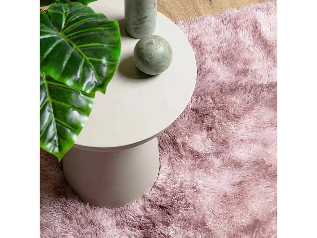 Tappeto Shaggy NAVARRA Rosa Cipria 200x290 cm