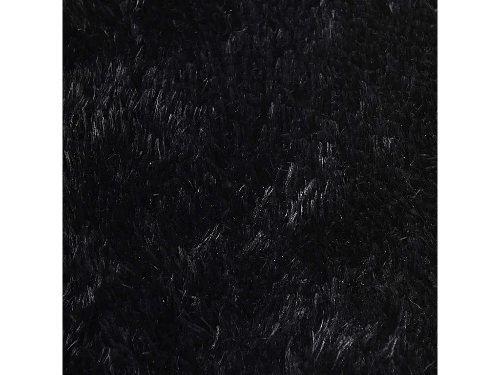 Tappeto NAVARRA nero shaggy 240x240 cm poliestere