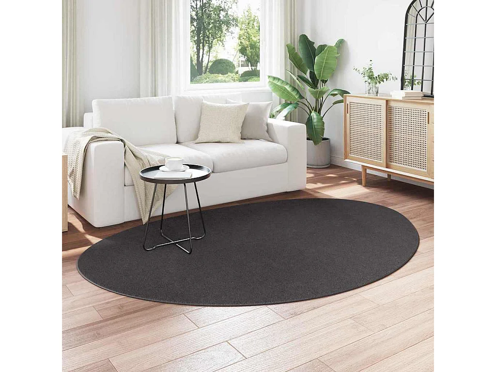 Tapis HUARTE Anthracite 160 x 230 cm Polyester