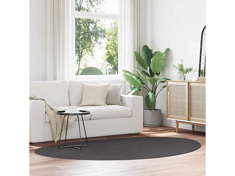 Tapis HUARTE Antracite 160 x 230 cm Poliestere