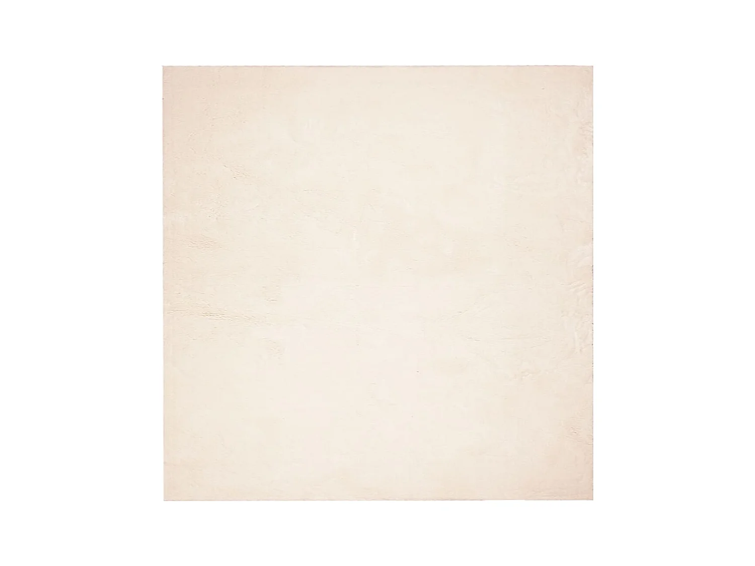 HUARTE zacht en wasbaar laagpolig vloerkleed beige 160x160 cm