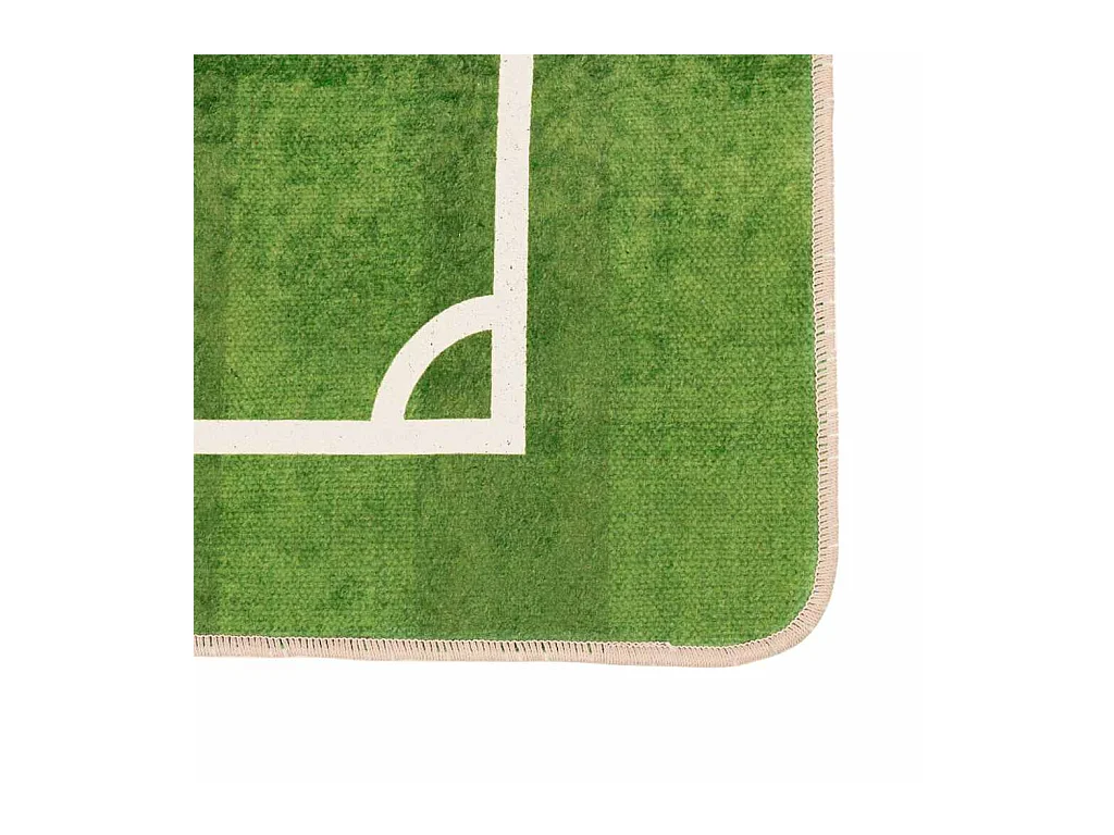 Tapis enfant 160x230cm terrain de football antidérapant lavable
