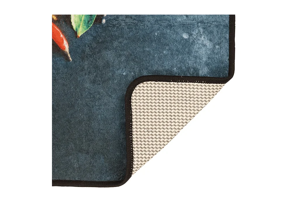 Veelkleurige keukenmat 60x180 cm wasbaar antislip