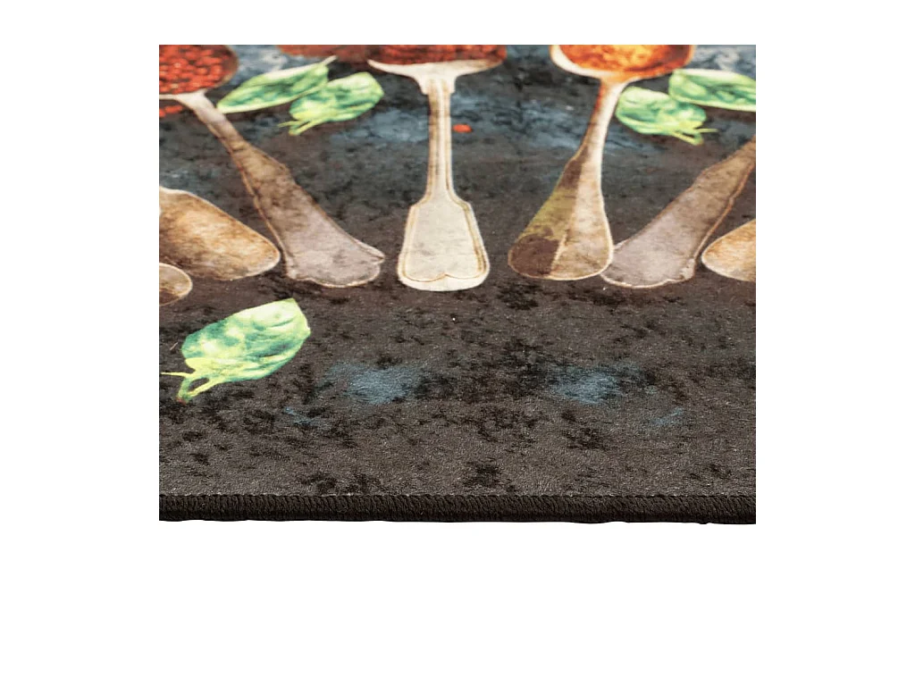 Veelkleurige keukenmat 60x180 cm wasbaar antislip