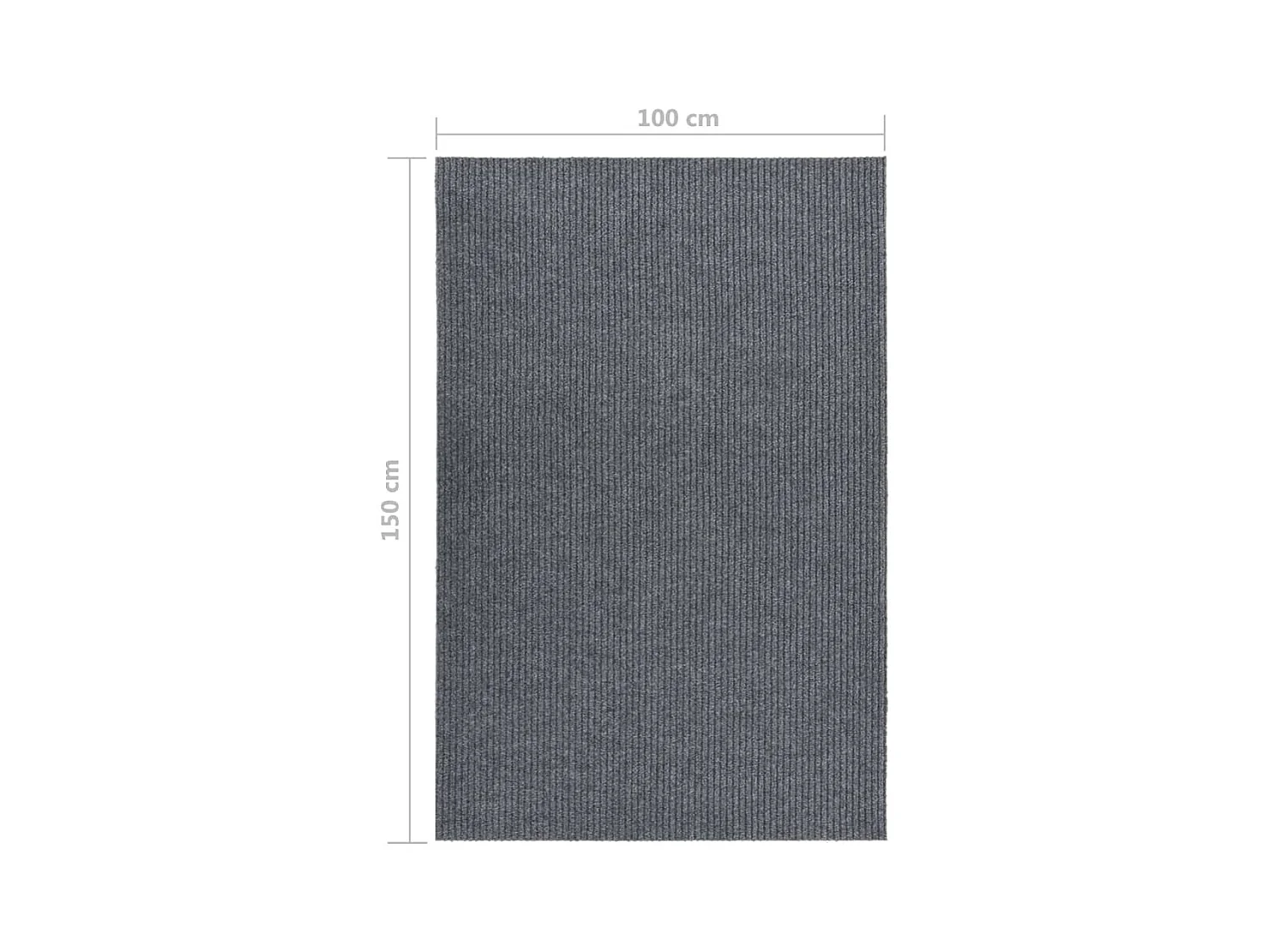 Tappeto 100x150 cm Grigio