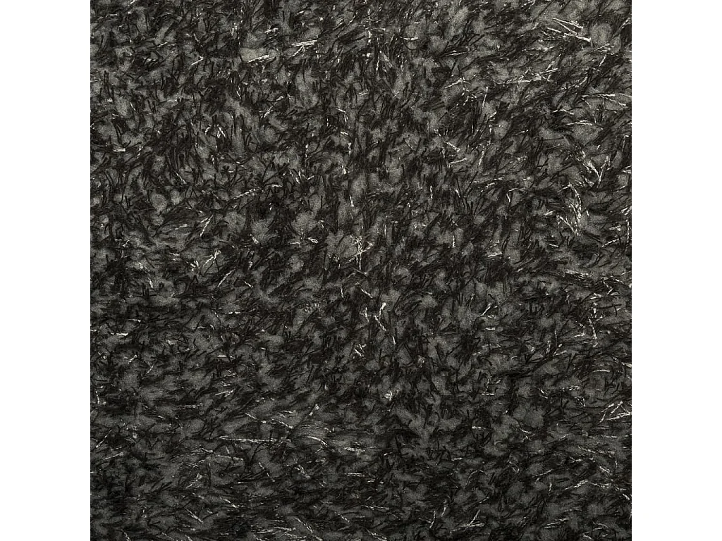 ISTAN vloerkleed met lange pool, glanzend antracietlook, 100x200 cm