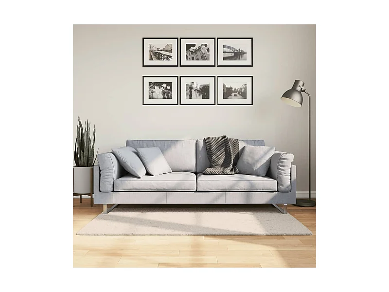 HUARTE zacht en wasbaar laagpolig vloerkleed beige 80x150 cm
