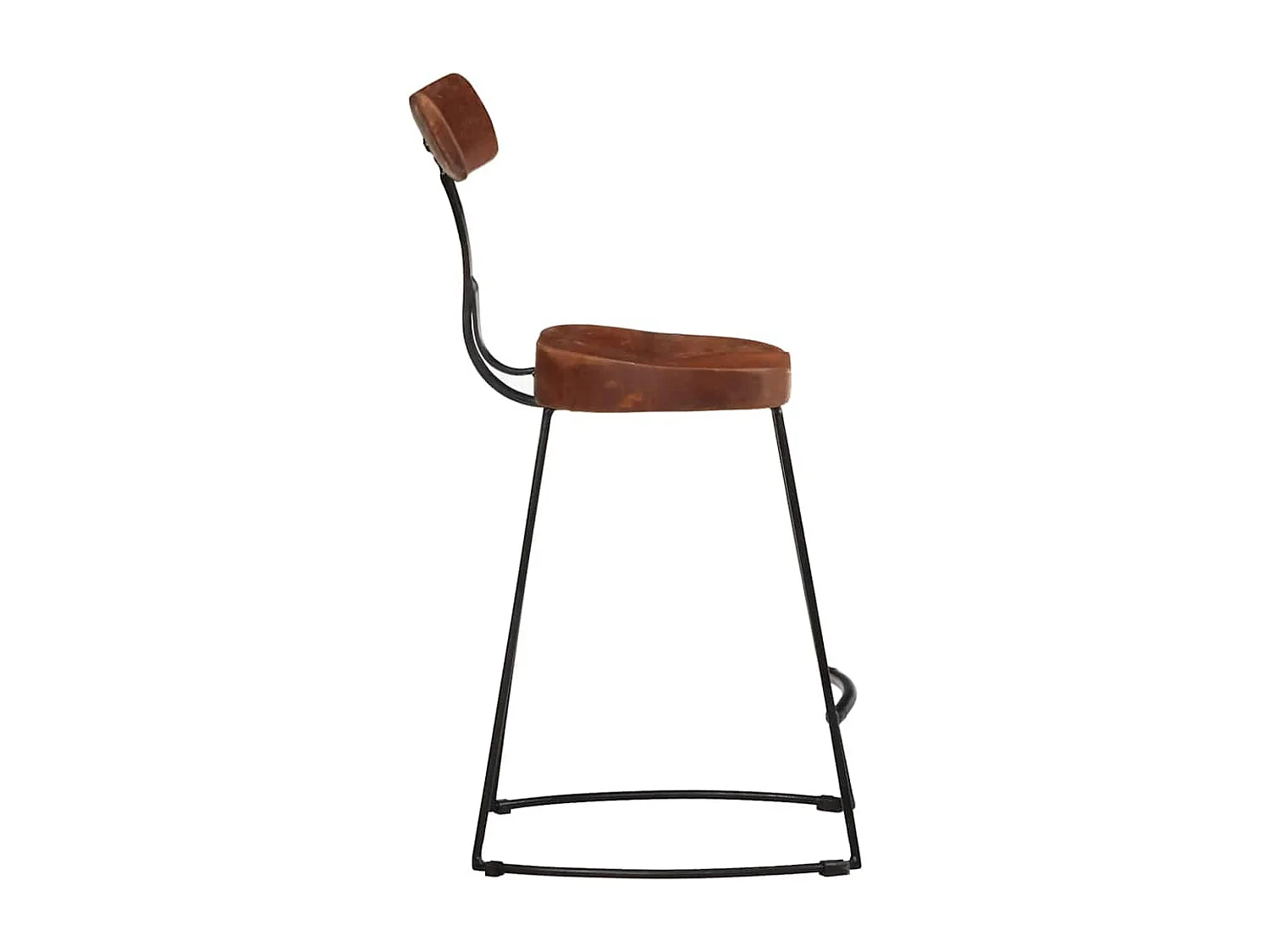 Tabourets de bar lot de 2 49x43x79 cm bois de manguier massif