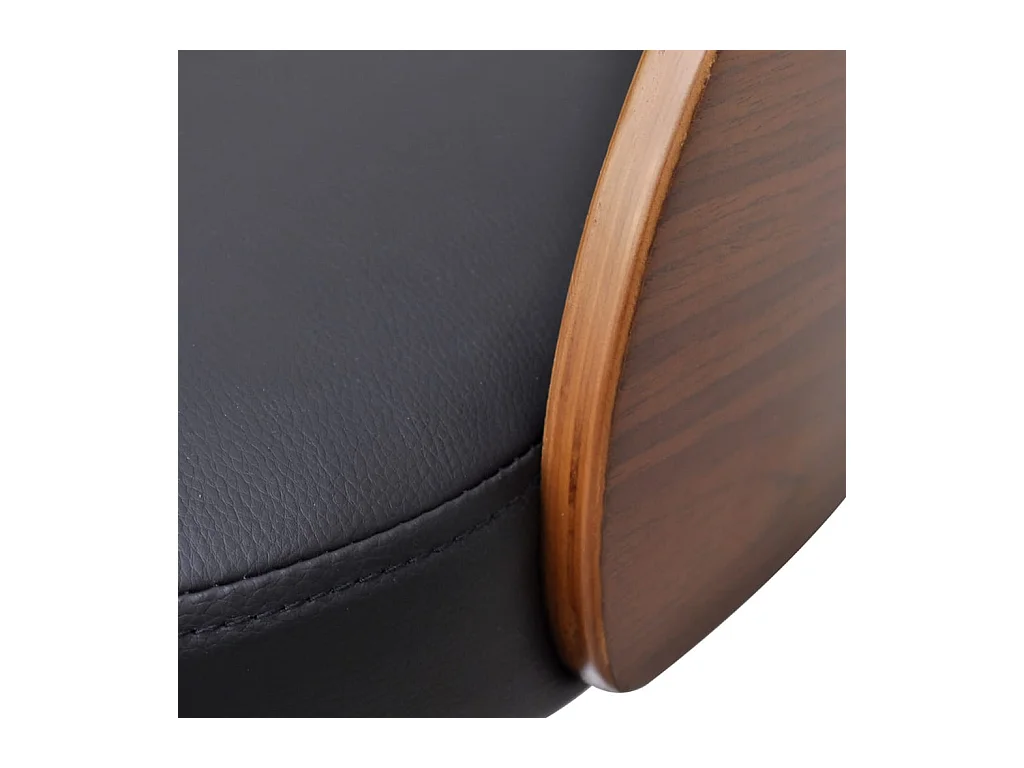 Set di 2 sgabelli da bar in legno curvato