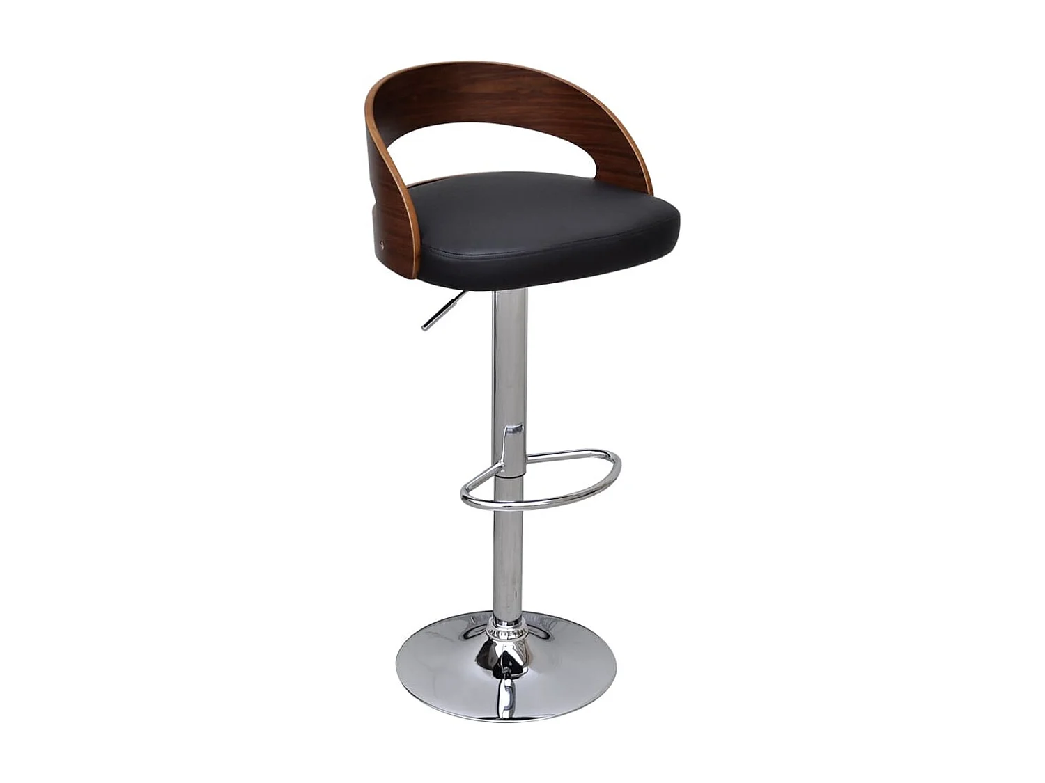 Tabourets de bar lot de 2 bois courbé