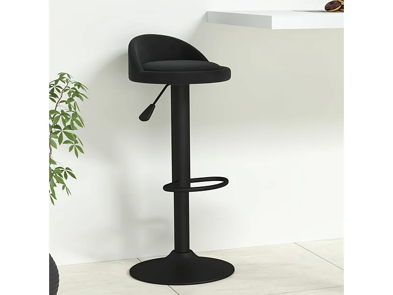 Tabouret de bar Noir Velours