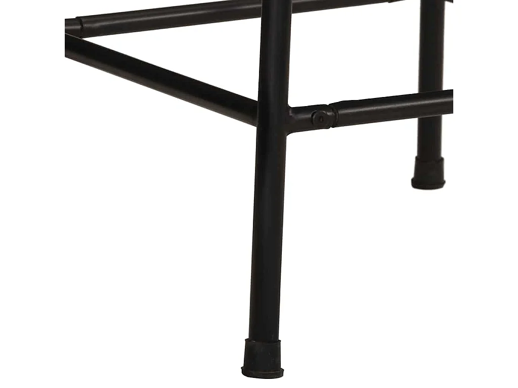 Tabourets de bar lot de 4 46x35,5x70cm bois massif récupération