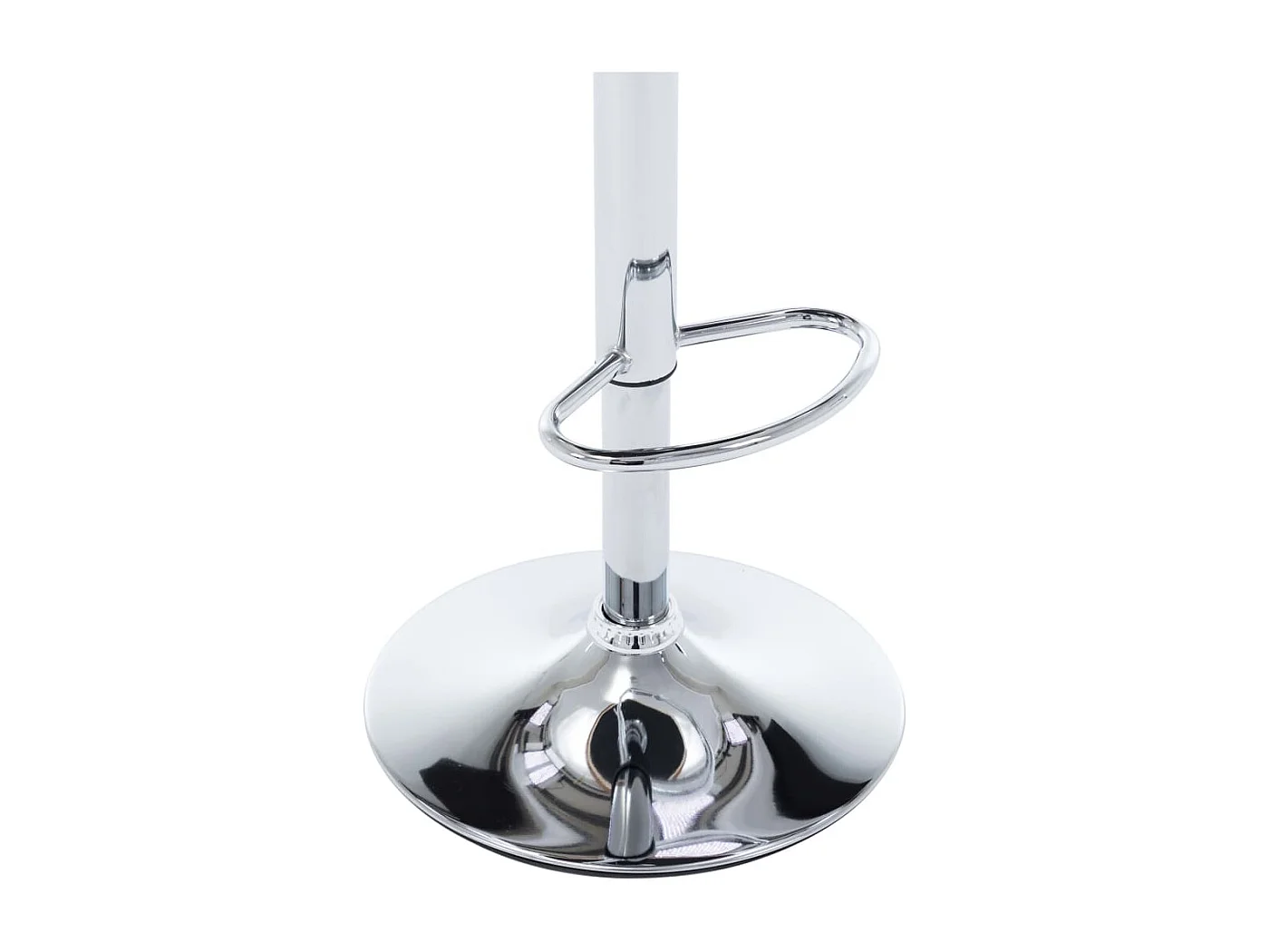 Set di 2 sgabelli da bar in similpelle color crema e legno curvato