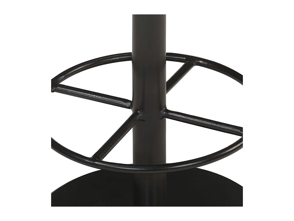 Sgabello da bar in vera pelle marrone