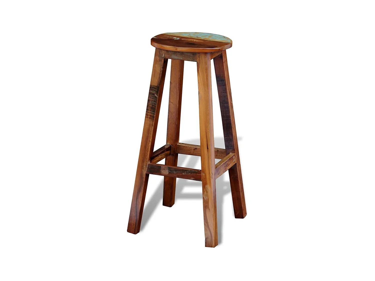 Tabouret de bar Bois de récupération massif