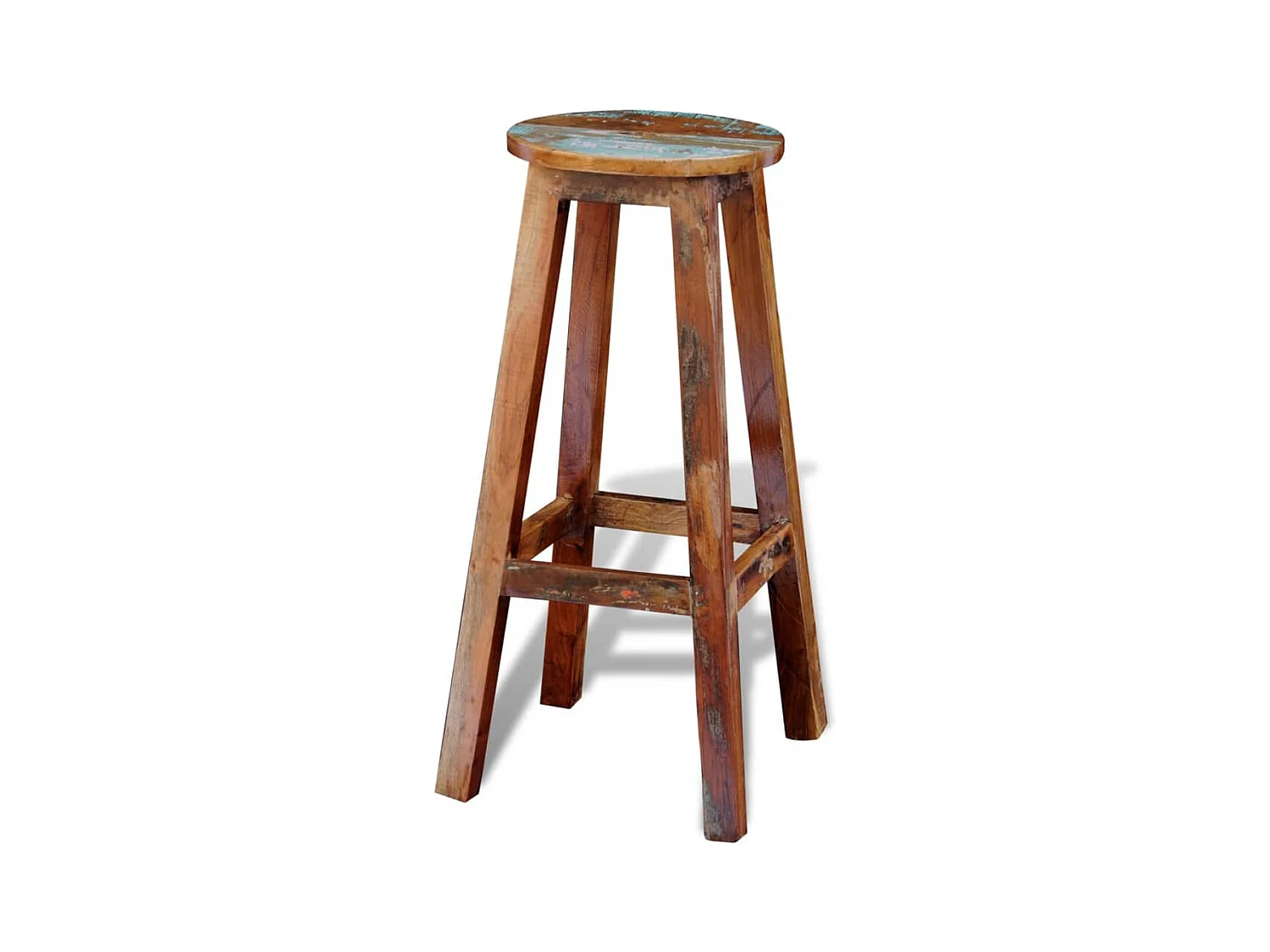 Tabouret de bar Bois de récupération massif