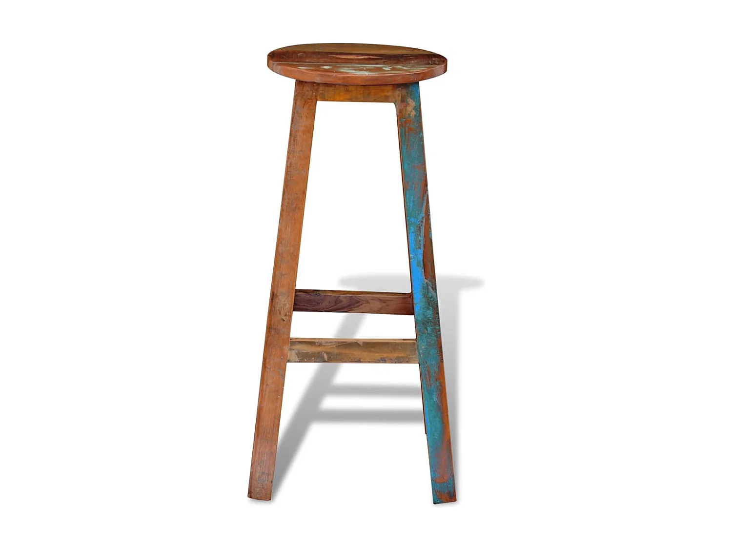 Tabouret de bar Bois de récupération massif
