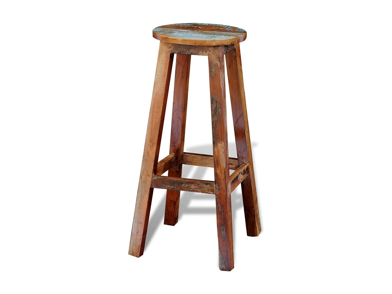 Tabouret de bar Bois de récupération massif