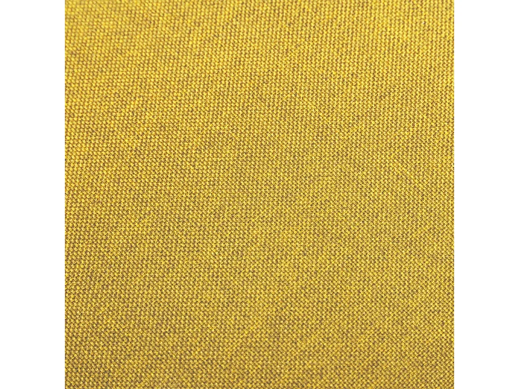 Juego de 2 taburetes de bar de tela de color amarillo mostaza