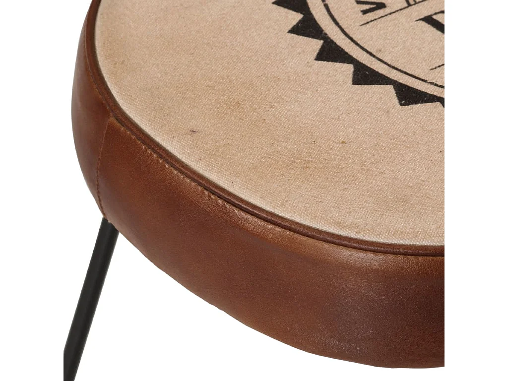 Tabourets de bar lot de 2 marron foncé 40x29,5x53 cm