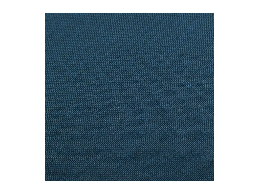 Tabourets de bar lot de 2 bleu tissu