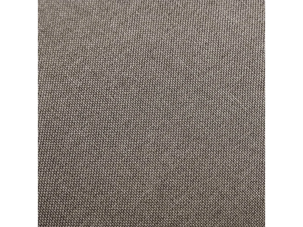 Tabourets de bar lot de 2 taupe tissu