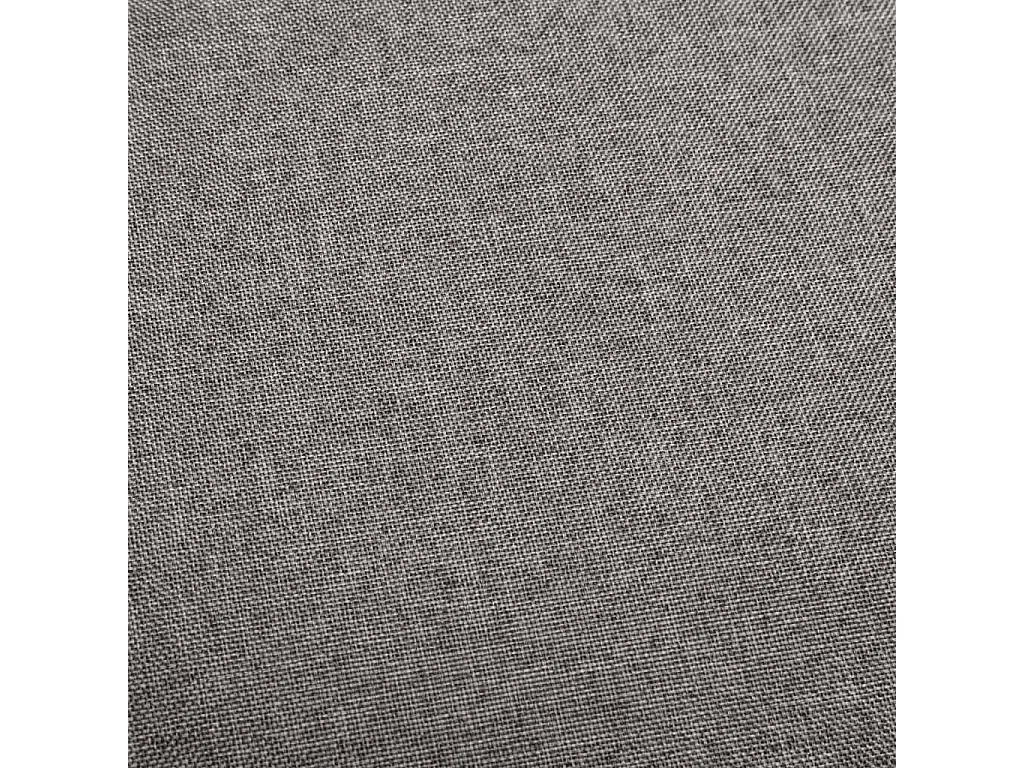 Tabourets de bar lot de 2 gris foncé tissu