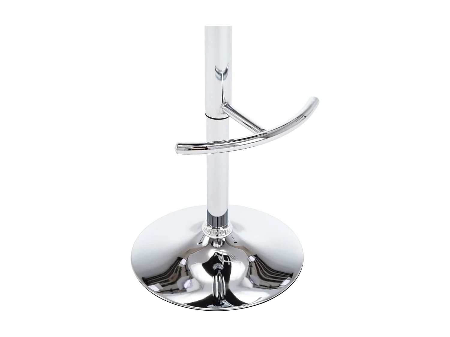 Tabourets de bar lot de 2 noir similicuir