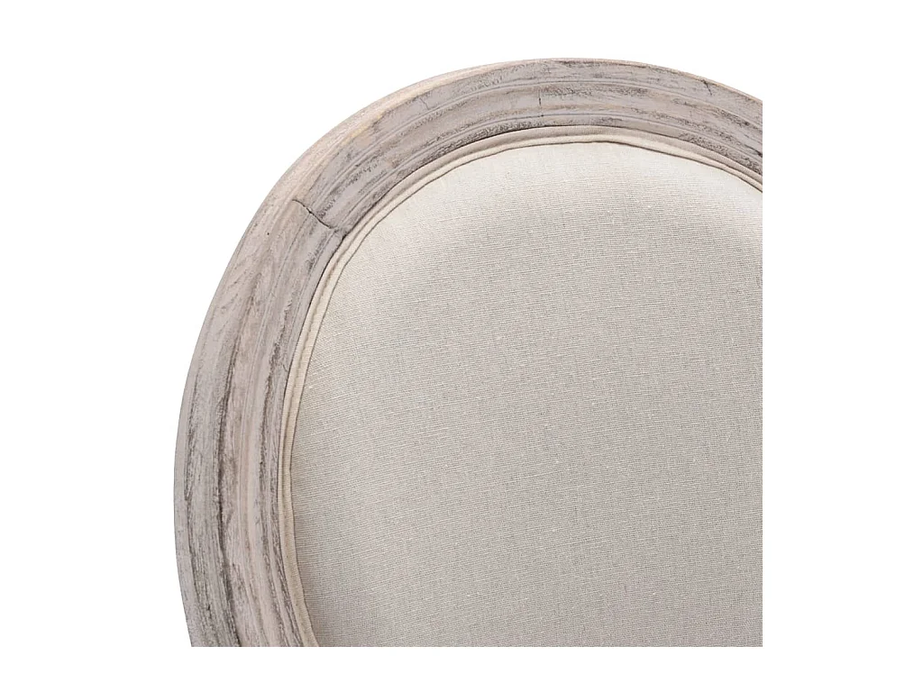 Set di 2 sgabelli da bar in lino bianco