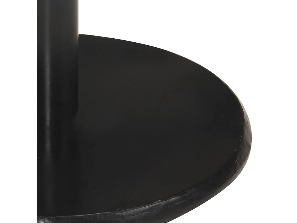 Tabourets de bar lot de 2 marron cuir véritable