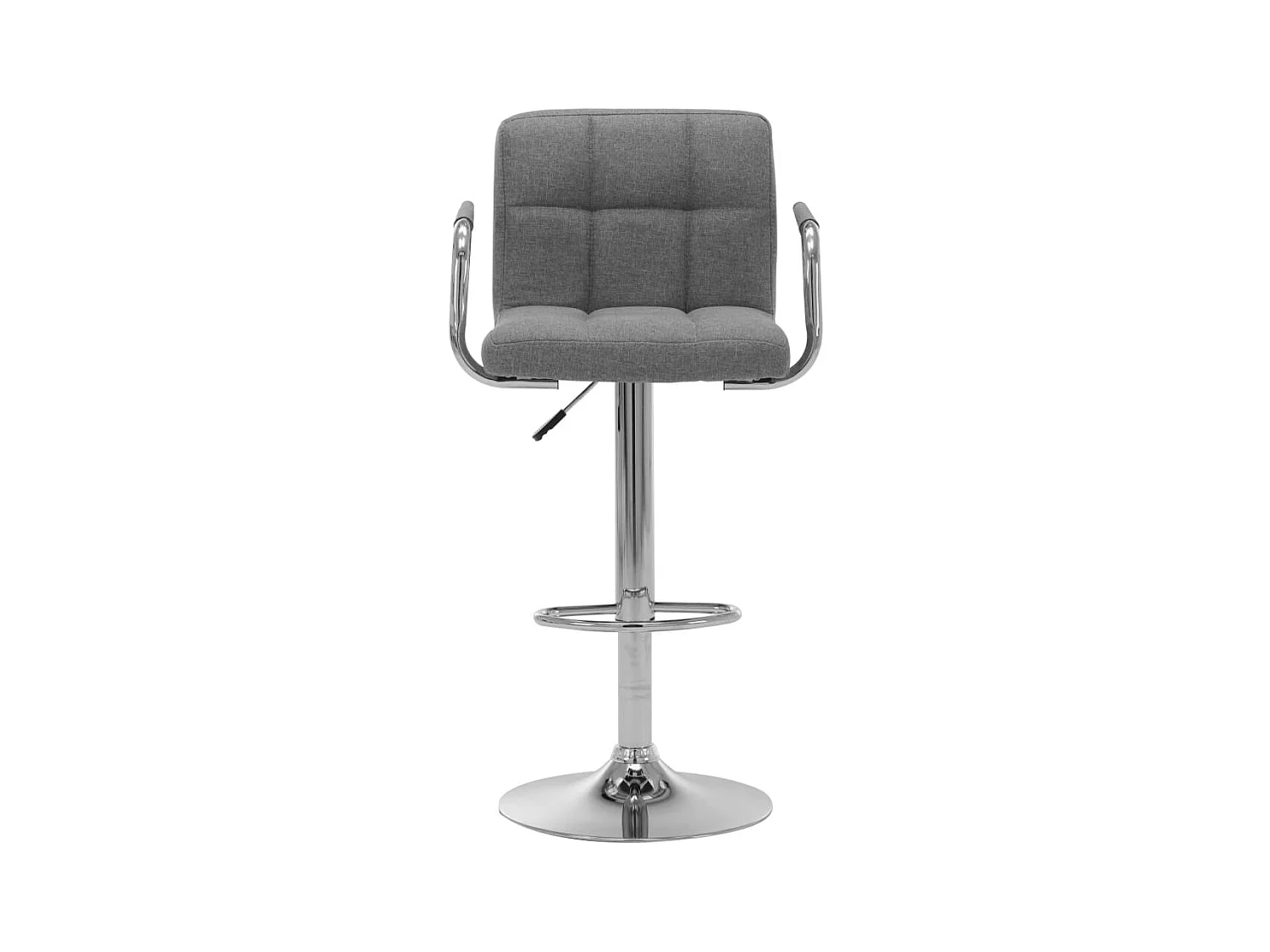 Tabouret de bar Gris clair Tissu