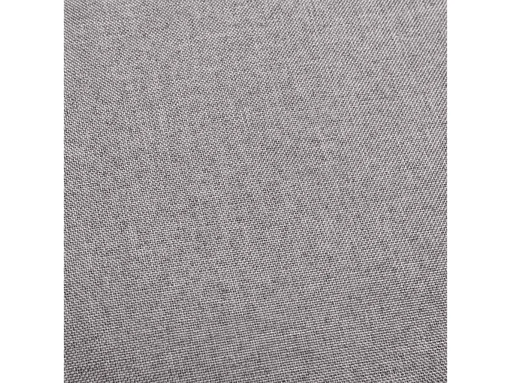 Tabourets de bar lot de 2 gris clair tissu