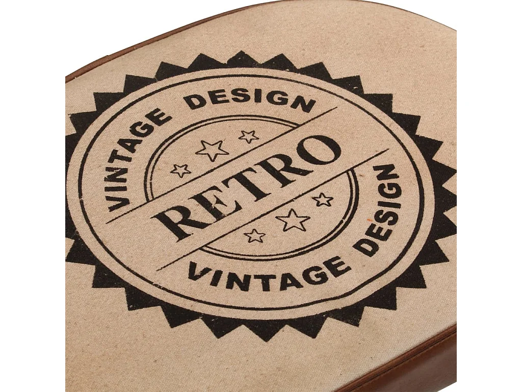 Set di 2 sgabelli da bar marrone scuro 41x29x62 cm