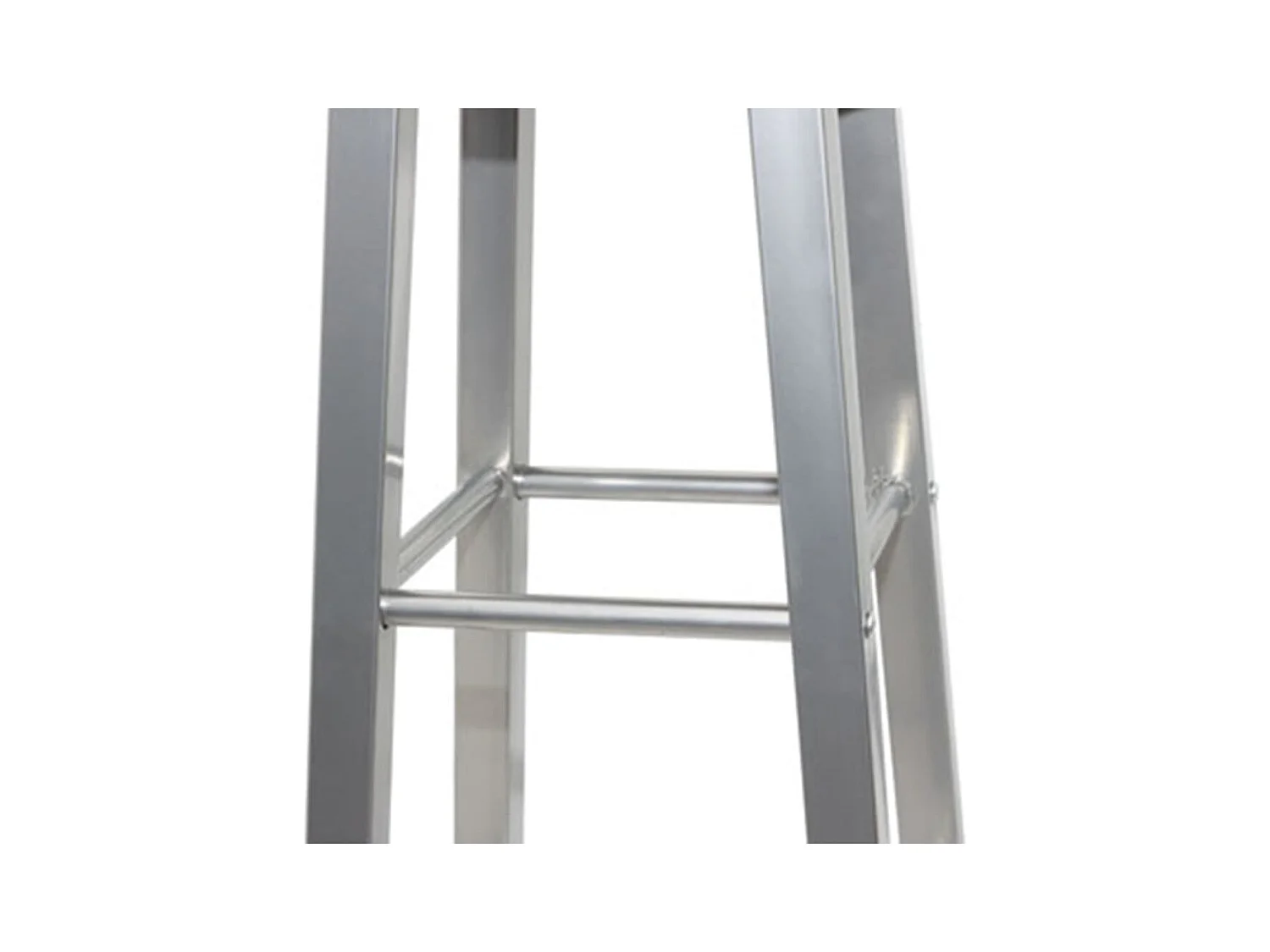 Set di 4 sgabelli da bar in MDF argento e marrone