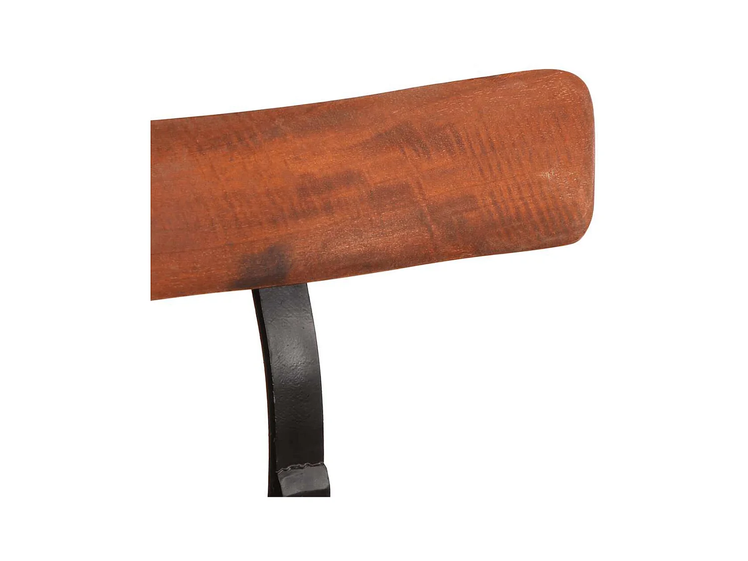 Set di 2 sgabelli da bar 49x43x103 cm in legno massello di mango