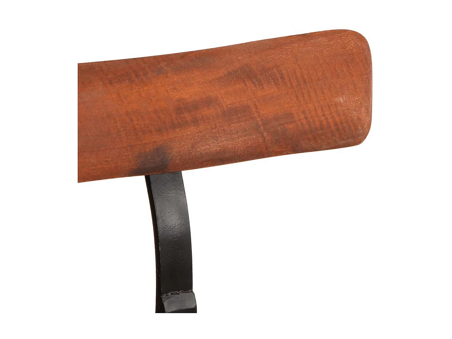 Tabourets de bar lot de 2 49x43x103 cm bois de manguier massif