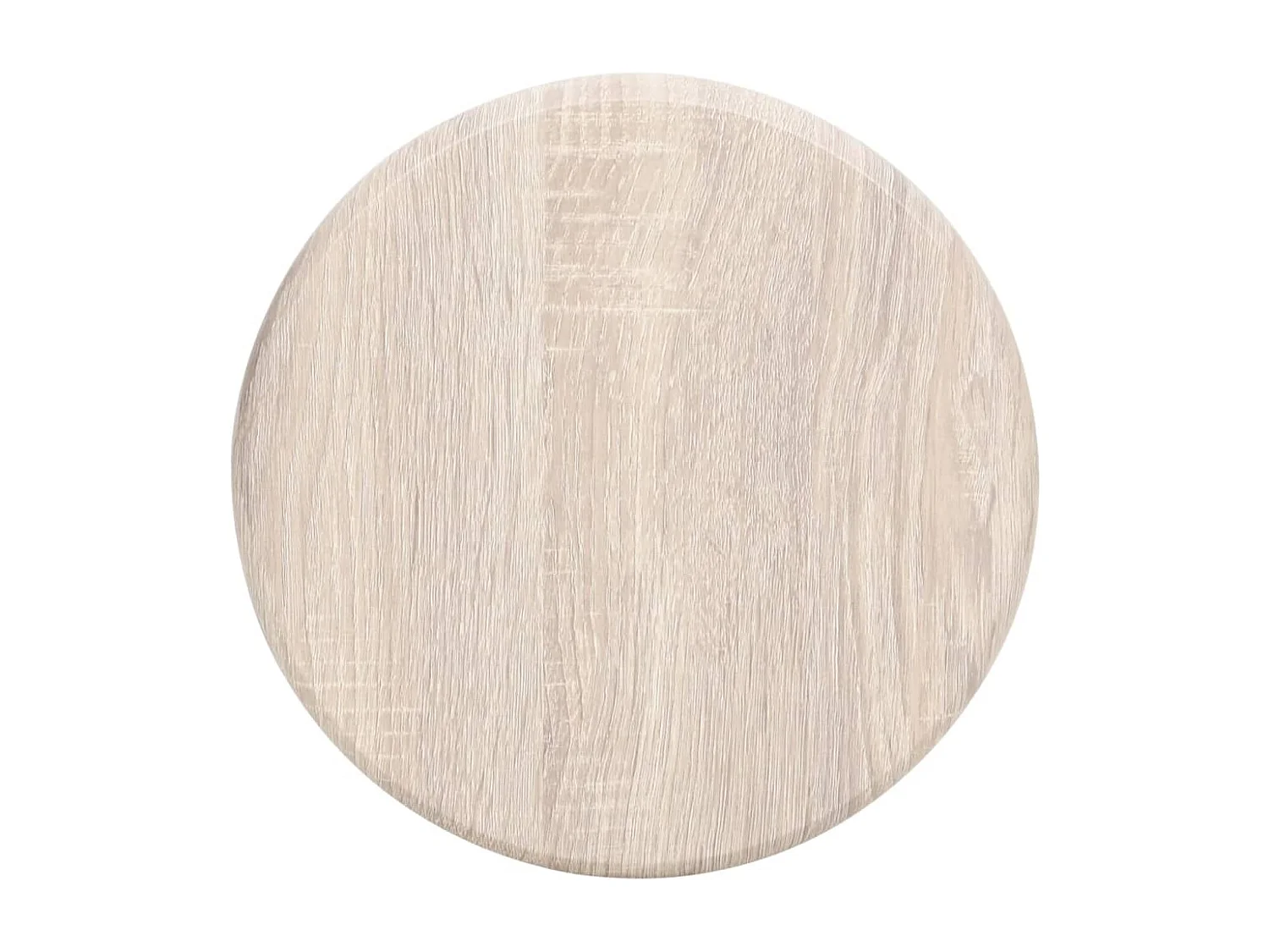 Tabourets de bar lot de 2 noir MDF