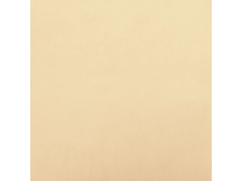 Tabourets de bar lot de 2 crème velours